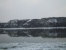 A Sánc-hegy a Dunával a túlpartról télen - Zeke Tamás