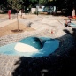 Köztársaság tér - játszótér átadás előtt - 1996